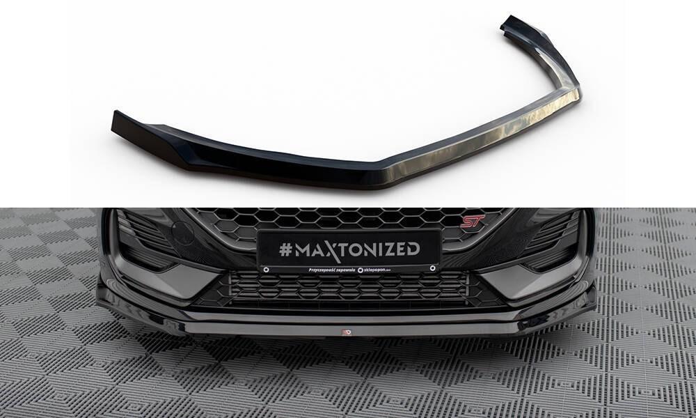 Front Lippe / Front Splitter / Frontansatz V.2 für Audi RS4 B7 von Maxton Design