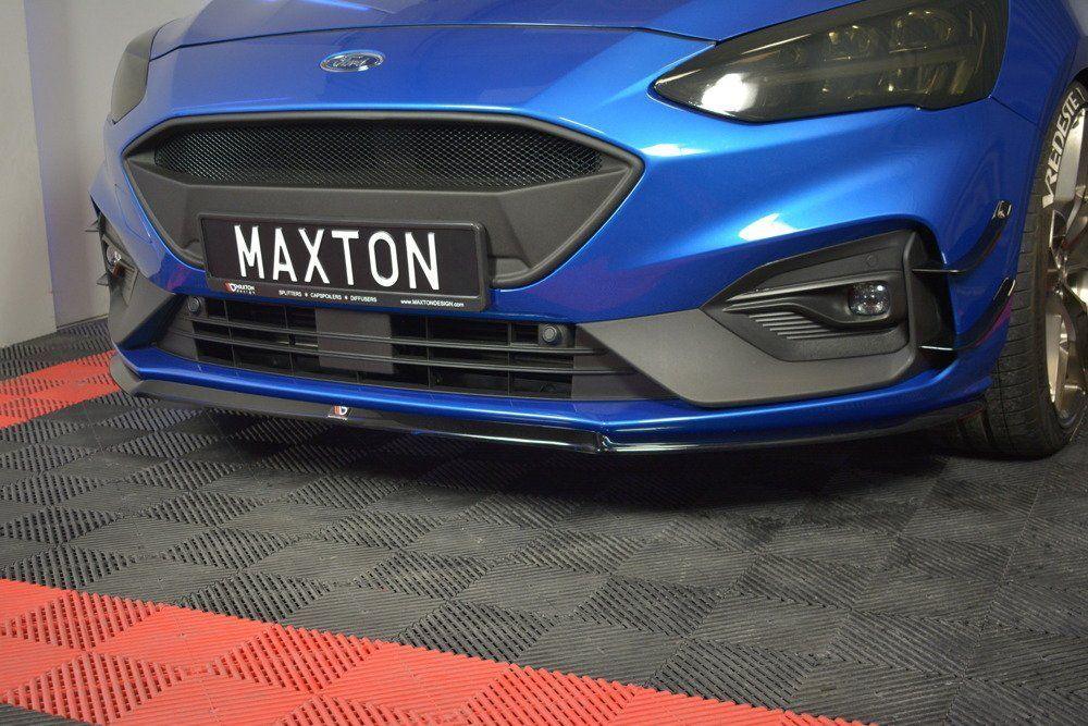 Front Splitter / Cup Schwert / Frontansatz V.3 für Ford Focus ST-Line MK4 von Maxton Design