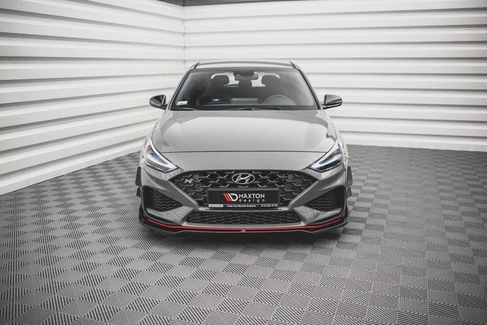 Front Splitter / Cup Schwert / Frontansatz V.3 für Hyundai I30 N MK3 Facelift von Maxton Design