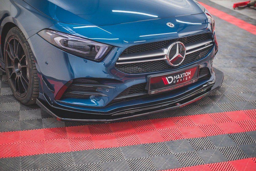 Front Splitter / Cup Schwert / Frontansatz V.2 für Mercedes A35 AMG W177 von Maxton Design