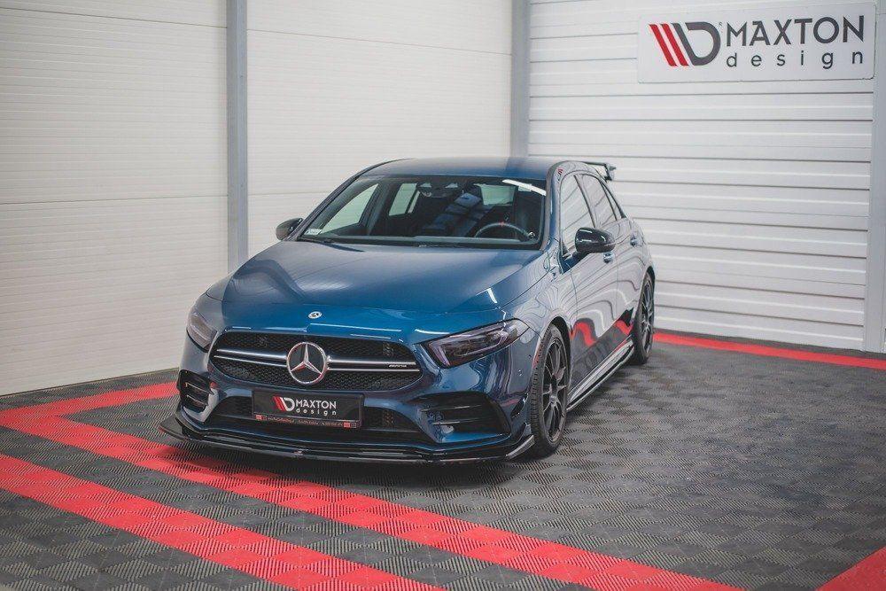 Front Splitter / Cup Schwert / Frontansatz V.2 für Mercedes A35 AMG W177 von Maxton Design