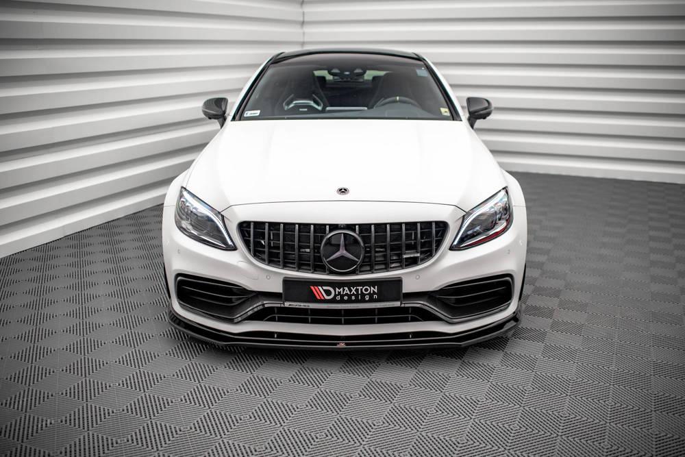 Front Splitter / Cup Schwert / Frontansatz V.3 für Mercedes C63 AMG Coupe C205 Facelift von Maxton Design