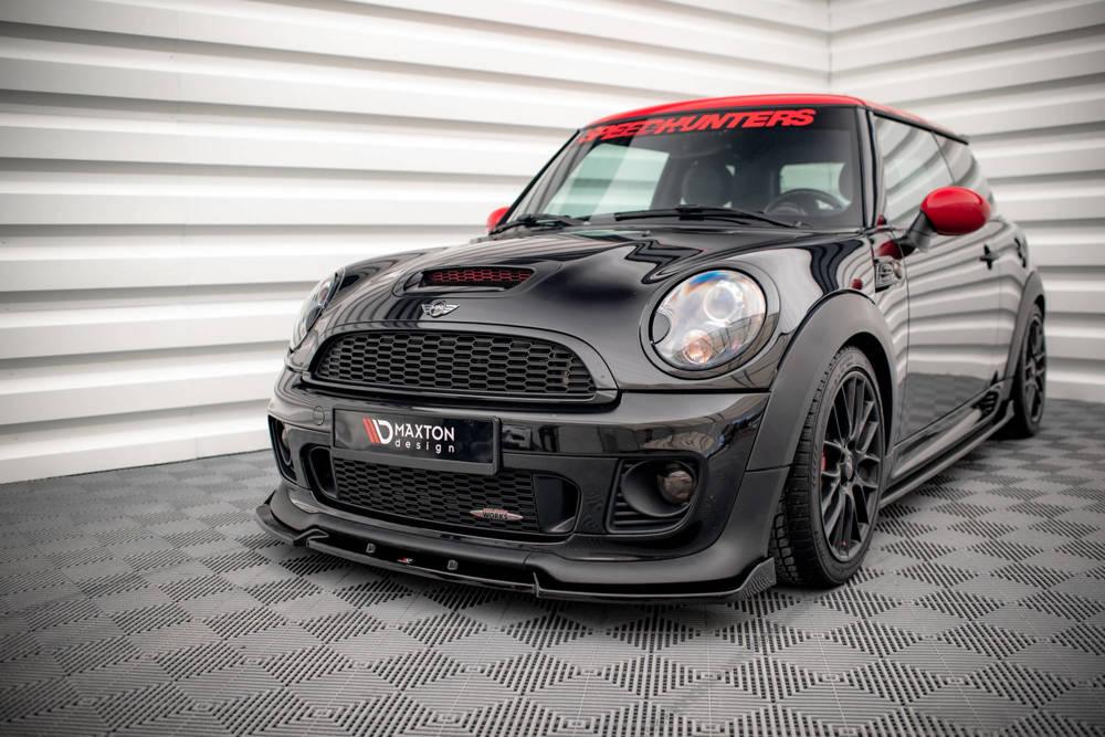 Front Lippe / Front Splitter / Frontansatz V.3 für Mini Cooper JCW R56 von Maxton Design