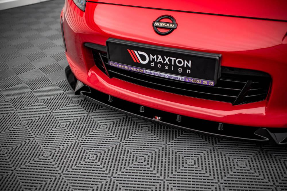 Front Splitter / Cup Schwert / Frontansatz V.3 für Nissan 370Z Facelift von Maxton Design