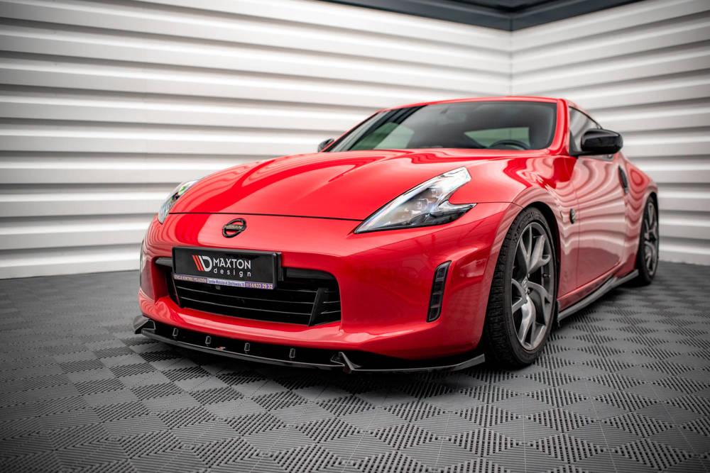 Front Splitter / Cup Schwert / Frontansatz V.3 für Nissan 370Z Facelift von Maxton Design