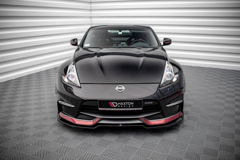 Front Splitter / Cup Schwert / Frontansatz V.3 für Nissan 370Z Nismo Facelift von Maxton Design