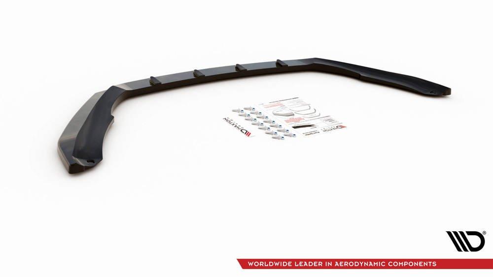 Front Splitter / Cup Schwert / Frontansatz V.3 für Skoda Octavia RS Mk3 Facelift von Maxton Design