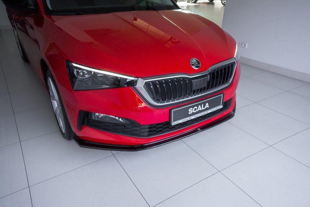 Front Splitter / Cup Schwert / Frontansatz V.3 für Skoda Scala von Maxton Design