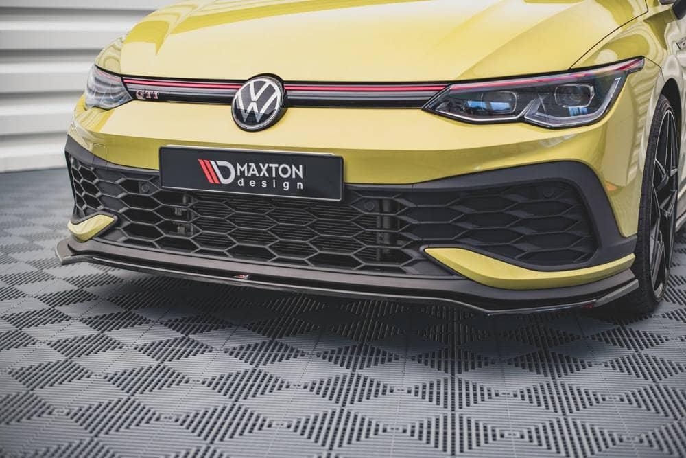 Front Diffusor / Front Splitter / Cup Schwert / Frontansatz V.3 für Volkswagen Golf 8 GTI Clubsport von Maxton Design