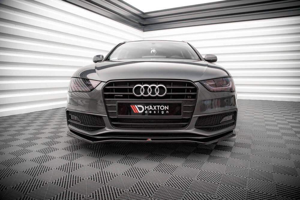 Front Lippe / Front Splitter / Frontansatz V.3 für Audi S4 B8 Facelift von Maxton Design