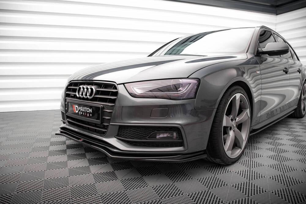 Front Lippe / Front Splitter / Frontansatz V.3 für Audi S4 B8 Facelift von Maxton Design