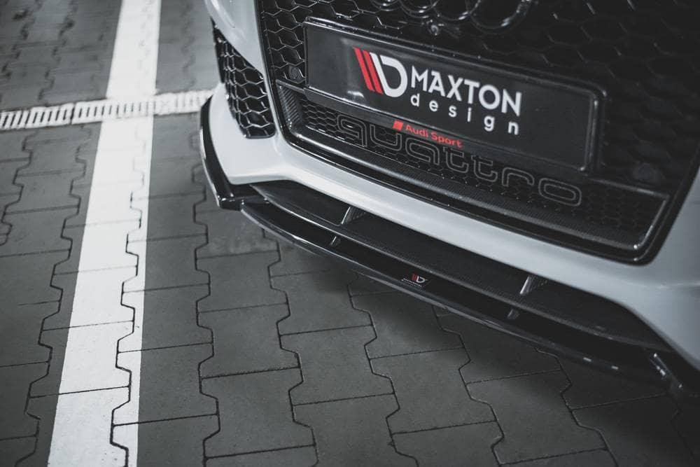 Front lip / front splitter / front approach V.4 for Audi RS6 C7 from Maxton Design