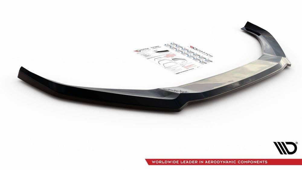 Front Diffusor / Front Splitter / Cup Schwert / Frontansatz V.4 für Audi A4 B9 S line von Maxton Design