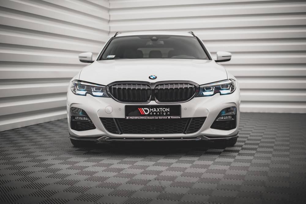 Front Diffusor / Front Splitter / Cup Schwert / Frontansatz V.4 für BMW 3er G20 / G21 M-Paket von Maxton Design