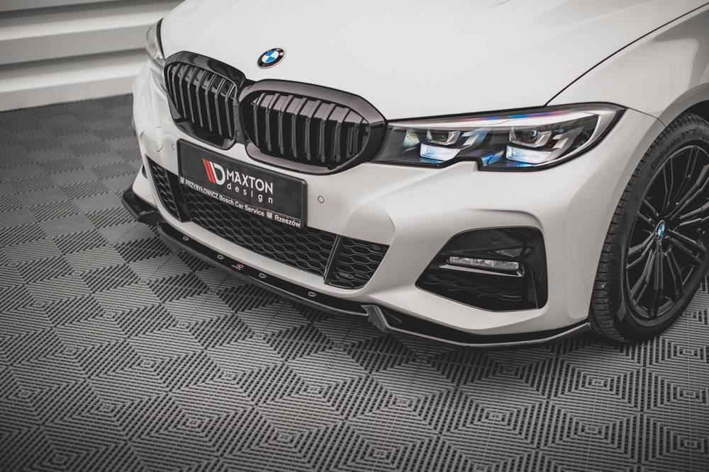 Front Diffusor / Front Splitter / Cup Schwert / Frontansatz V.4 für BMW 3er G20 / G21 M-Paket von Maxton Design