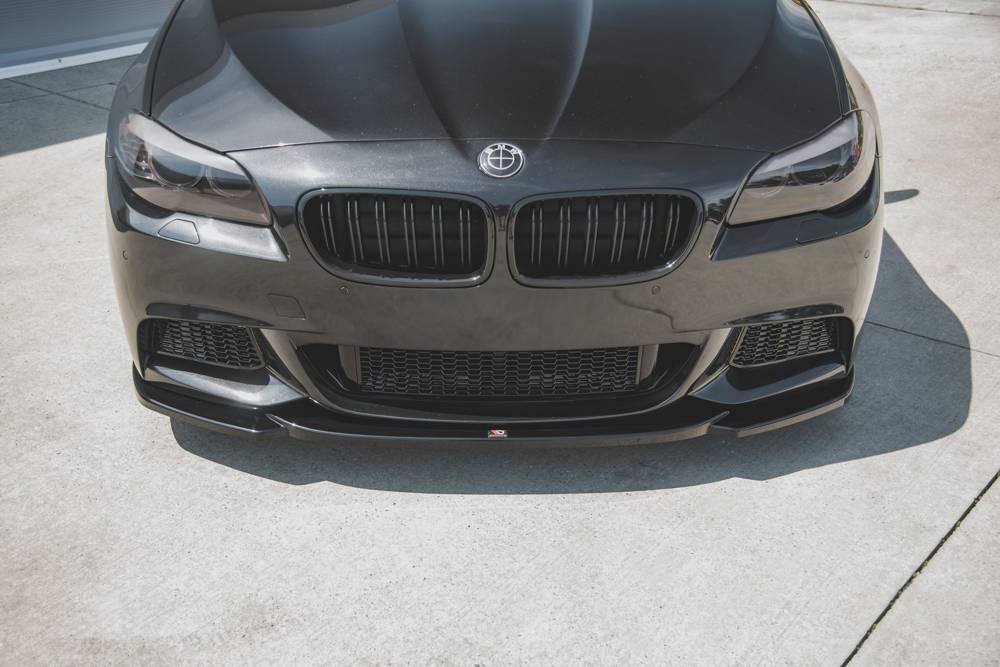 Front Splitter / Cup Schwert / Frontansatz V.4 für BMW 5 F10/ F11/ M-Paket von Maxton Design