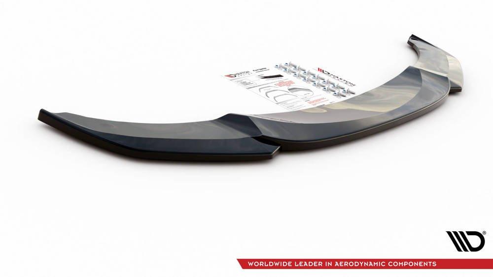 Front Splitter / Cup Schwert / Frontansatz V.4 für BMW 5 F10/ F11/ M-Paket von Maxton Design