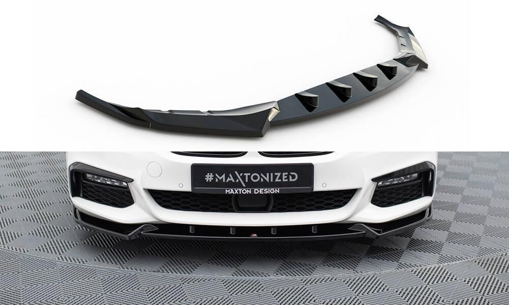 Front Lippe / Front Splitter / Frontansatz V.4 für BMW 5er G30 / G31 M-Paket von Maxton Design