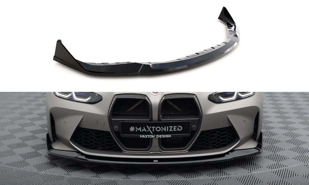 Front Lippe / Front Splitter / Frontansatz V.4 CSL Look für BMW M4 G82 von Maxton Design