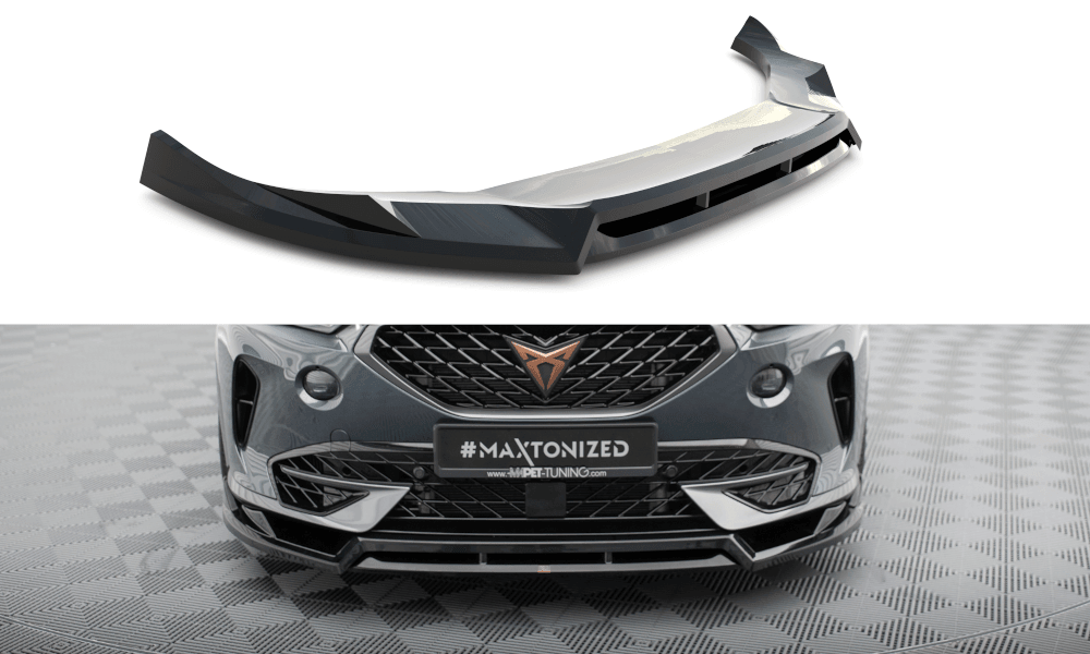 Front Lippe / Front Splitter / Frontansatz V.4 für Cupra Formentor von Maxton Design