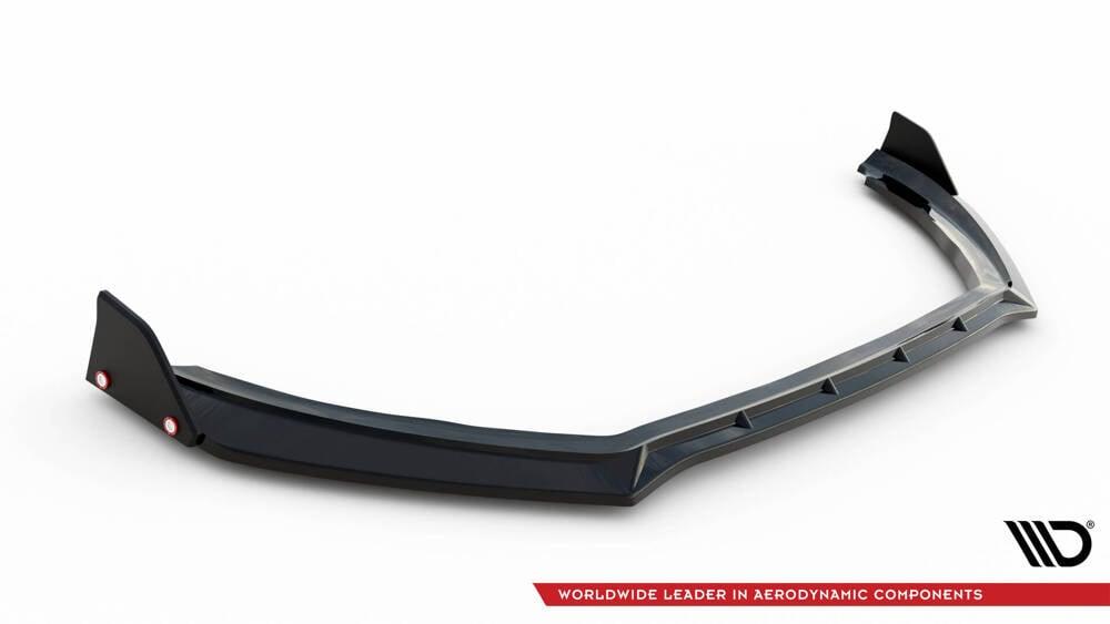 Front Lippe / Front Splitter / Frontansatz V.4 mit Flaps für Ford Fiesta ST MK8 Facelift von Maxton Design