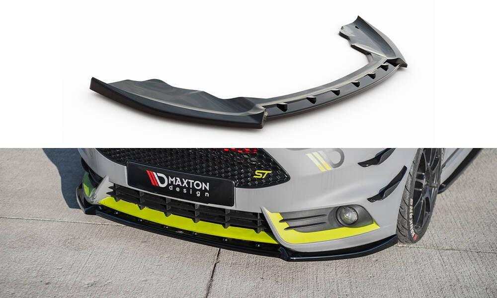 Front Lippe / Front Splitter / Frontansatz V.5 für VW Golf 7 GTI Facelift von Maxton Design