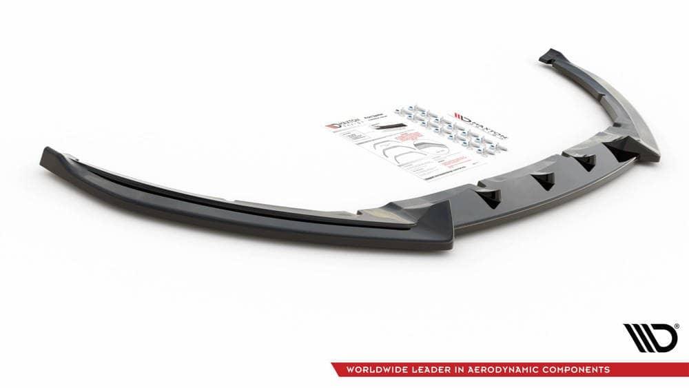 Front Diffusor / Front Splitter / Cup Schwert / Frontansatz V.4 für Ford Focus ST MK3 FL von Maxton Design