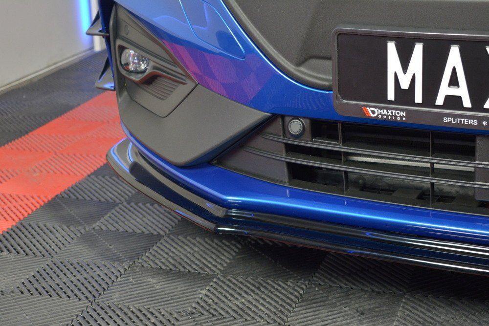 Front Splitter / Cup Schwert / Frontansatz V.4 für Ford Focus ST-Line MK4 von Maxton Design