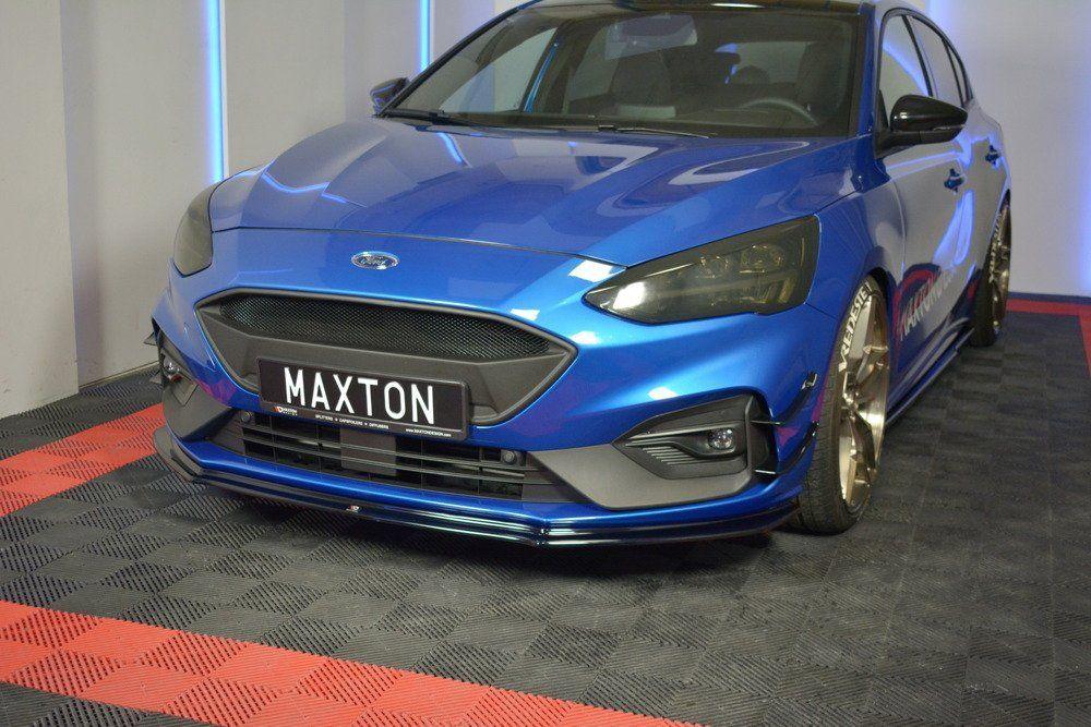 Front Splitter / Cup Schwert / Frontansatz V.4 für Ford Focus ST-Line MK4 von Maxton Design