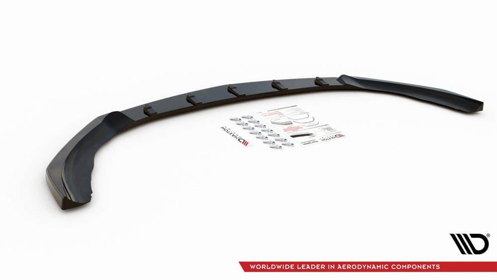 Front Splitter / Cup Schwert / Frontansatz V.4 für Mercedes A35 AMG W177 von Maxton Design