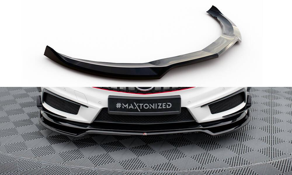 Front Lippe / Front Splitter / Frontansatz V.4 für Mercedes-Benz A45 AMG W176 von Maxton Design