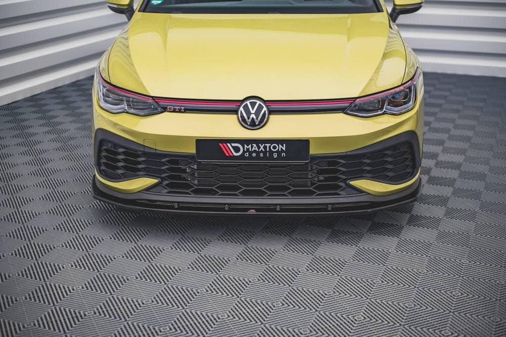 Front Diffusor / Front Splitter / Cup Schwert / Frontansatz V.4 für Volkswagen Golf 8 GTI Clubsport von Maxton Design