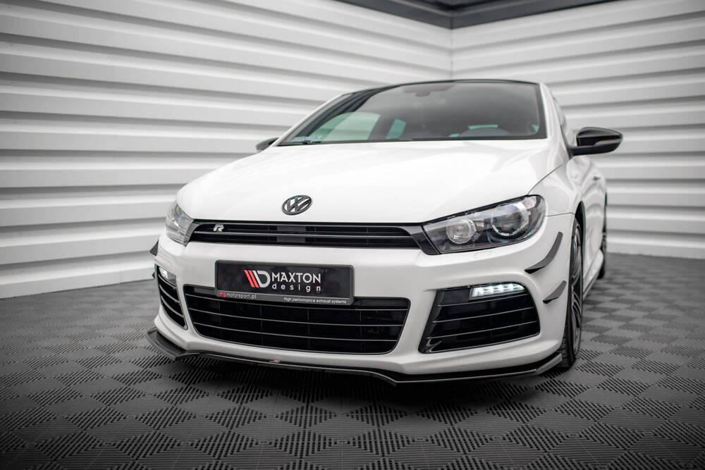 Front Lippe / Front Splitter / Frontansatz V.4 für VW Scirocco R von Maxton Design