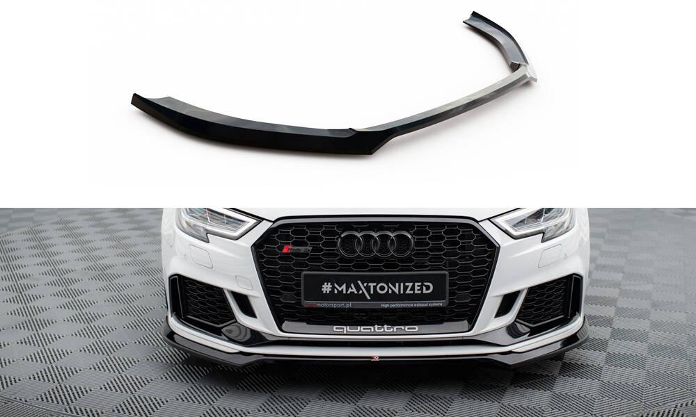 Front Lippe / Front Splitter / Frontansatz V.5 für Audi RS3 8V Facelift Limousine von Maxton Design