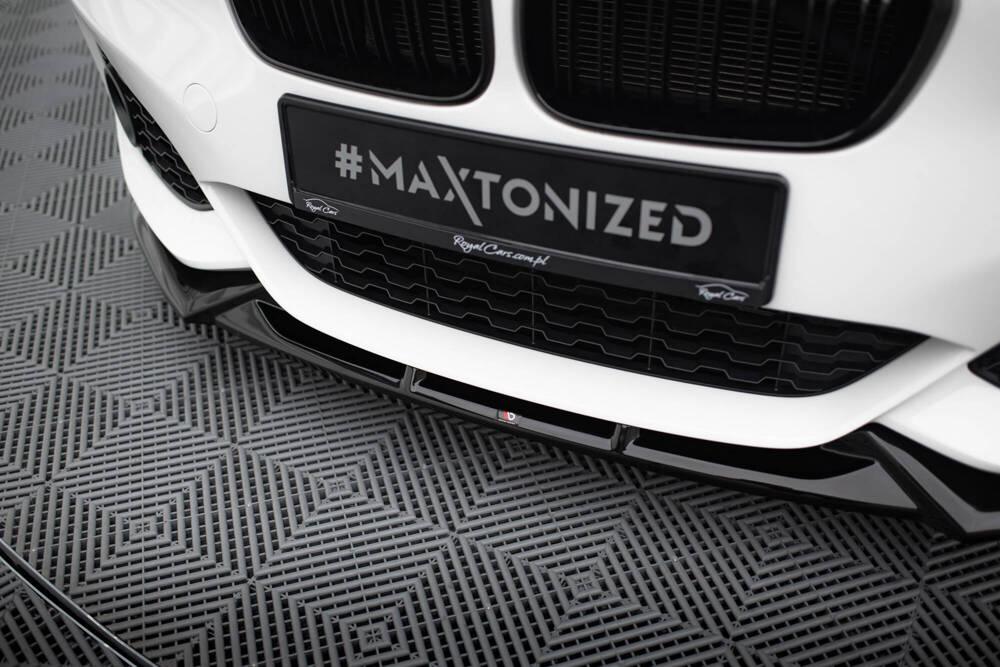 Front Lippe / Front Splitter / Frontansatz für Audi Q8 S-Line 4M Facelift von Maxton Design