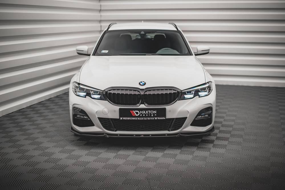 Front Diffusor / Front Splitter / Cup Schwert / Frontansatz V.5 für BMW 3er G20 / G21 M-Paket von Maxton Design