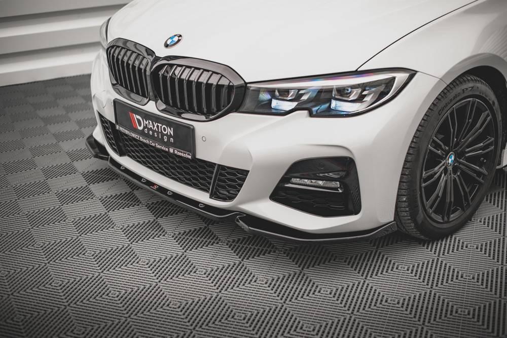 Front Diffusor / Front Splitter / Cup Schwert / Frontansatz V.5 für BMW 3er G20 / G21 M-Paket von Maxton Design