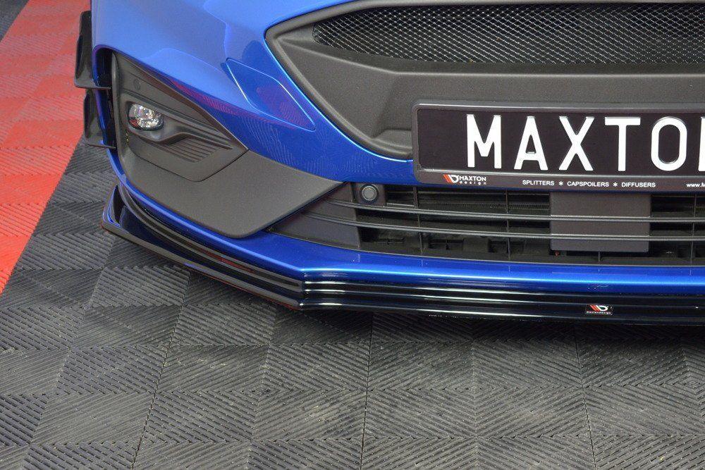 Front Splitter / Cup Schwert / Frontansatz V.5 für Ford Focus ST MK4 von Maxton Design