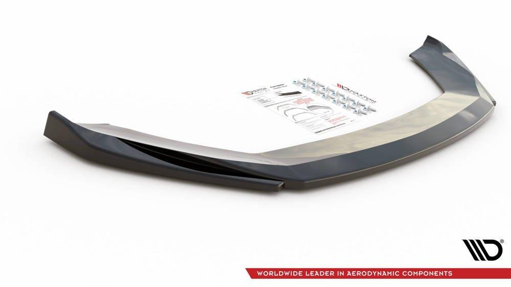 Front Splitter / Cup Schwert / Frontansatz V.5 für Seat Leon Cupra / FR Mk3 FL von Maxton Design