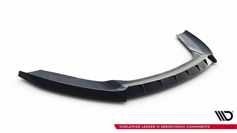 Front Lippe / Front Splitter / Frontansatz V.5 mit Flaps für BMW 1 M-Paket / M140i F20 Facelift von Maxton Design