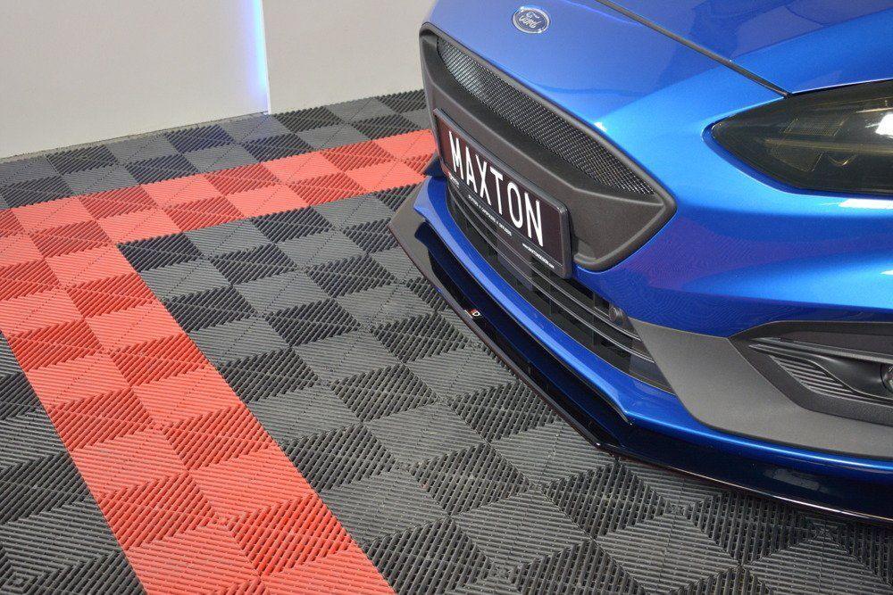 Front Splitter / Cup Schwert / Frontansatz V.6 für Ford Focus ST-Line MK4 von Maxton Design