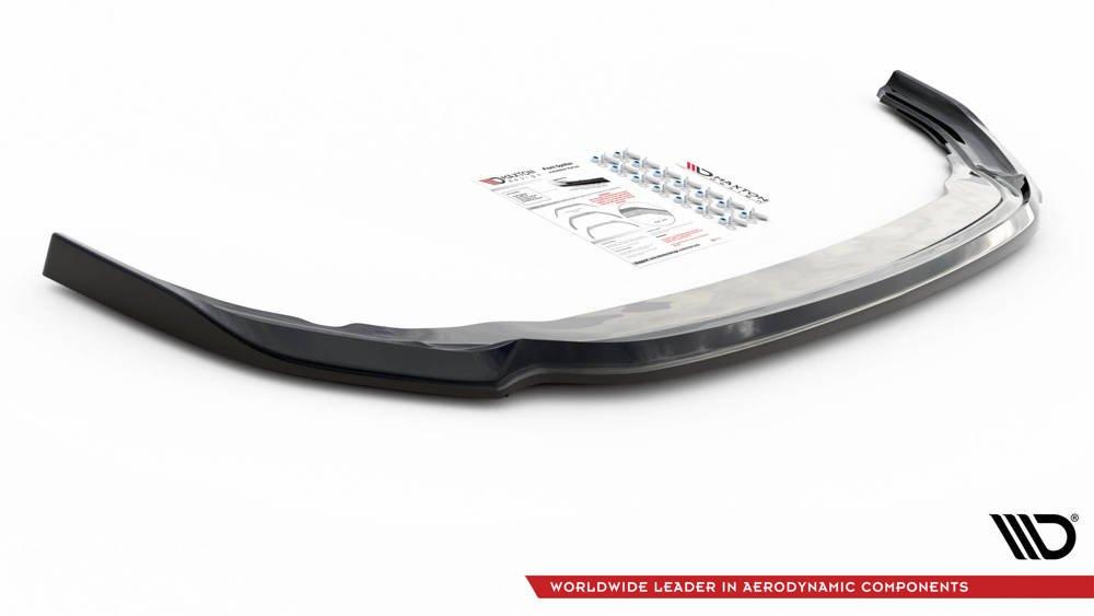 Front Lippe / Front Splitter / Frontansatz Racing mit Flaps für VW Golf 8 GTI von Maxton Design