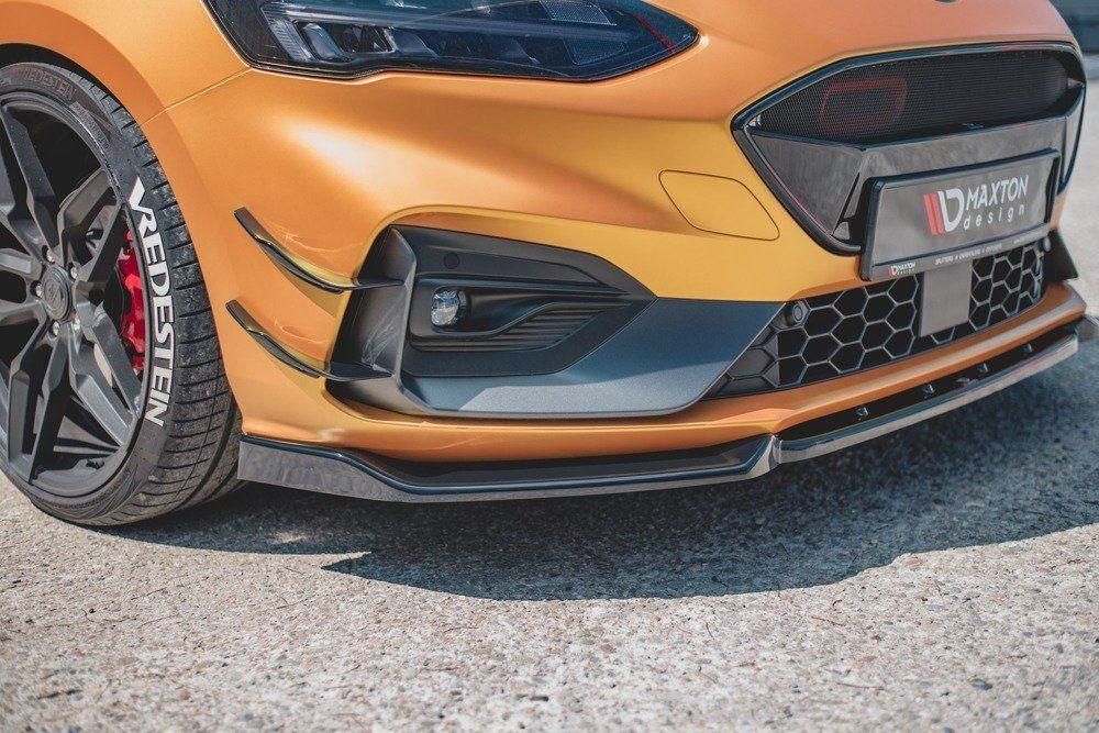 Front Splitter / Cup Schwert / Frontansatz V.7 für Ford Focus ST-Line MK4 von Maxton Design