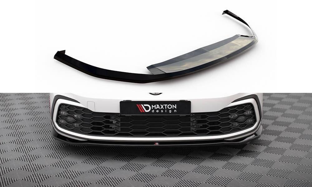 Front Lippe / Front Splitter / Frontansatz V.7 für VW Golf 8 GTI von Maxton Design