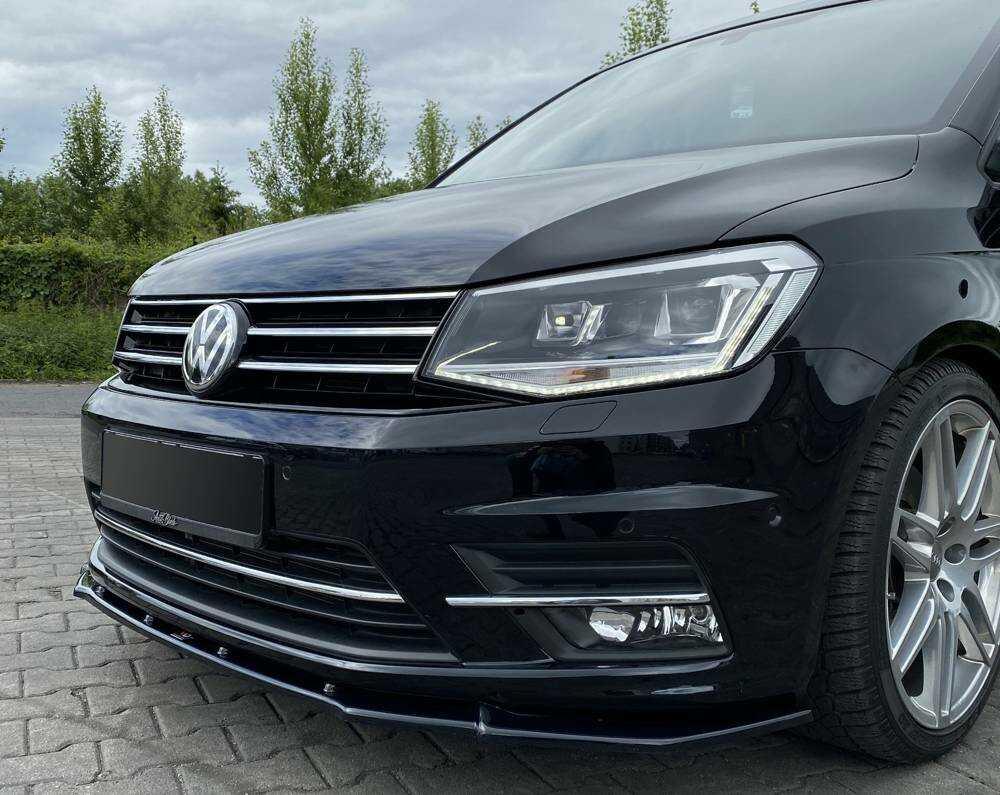 Front Splitter / Cup Schwert / Frontansatz für VW Caddy SA von Maxton Design