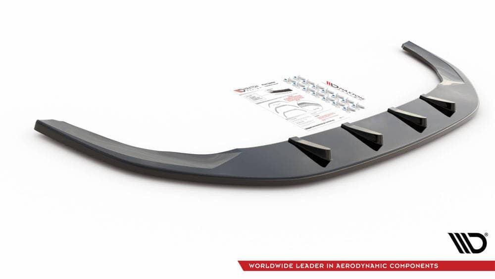 Front lip / front splitter / front approach V.1 for VW Golf 8 GTI from Maxton Design 