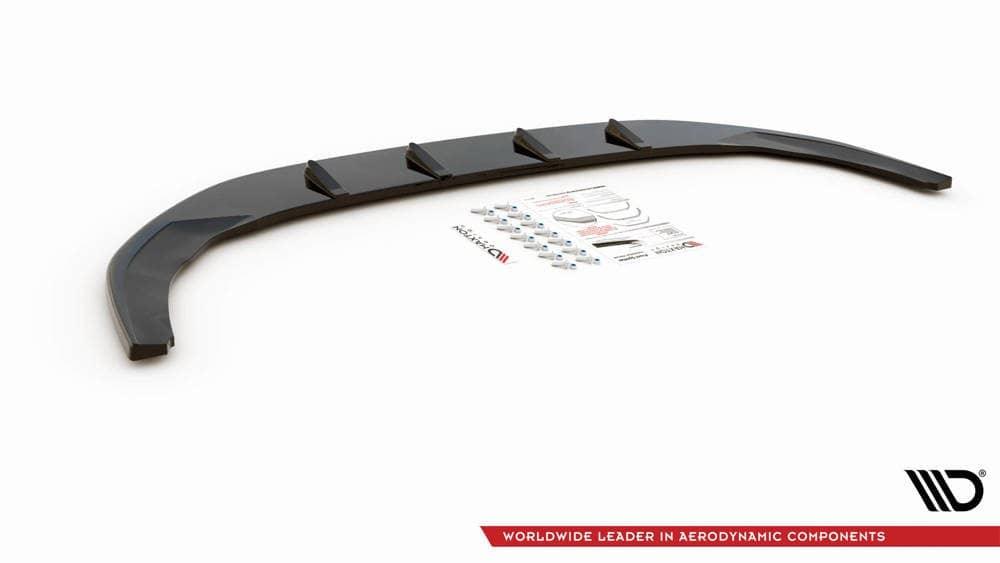 Front lip / front splitter / front approach V.1 for VW Golf 8 GTI from Maxton Design 