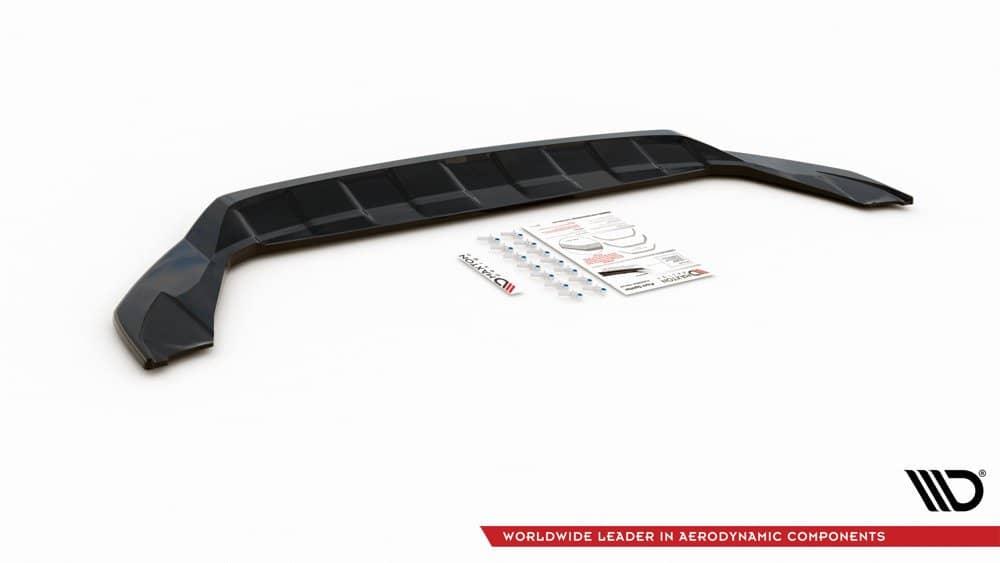 Front Splitter / Cup Schwert / Frontansatz für VW T-Cross C1 von Maxton Design