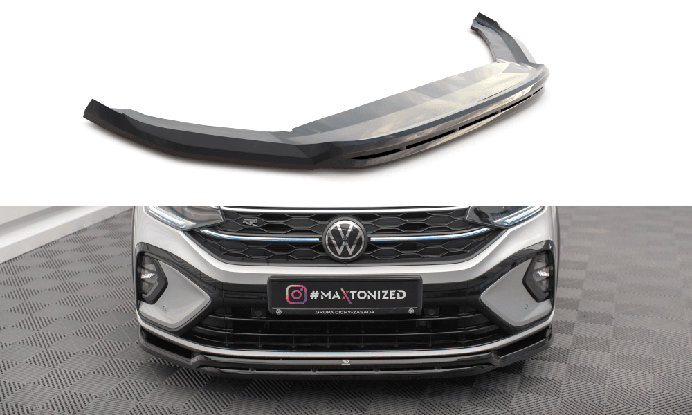 Front Lippe / Front Splitter / Frontansatz für VW Taigo R-Line CS von Maxton Design