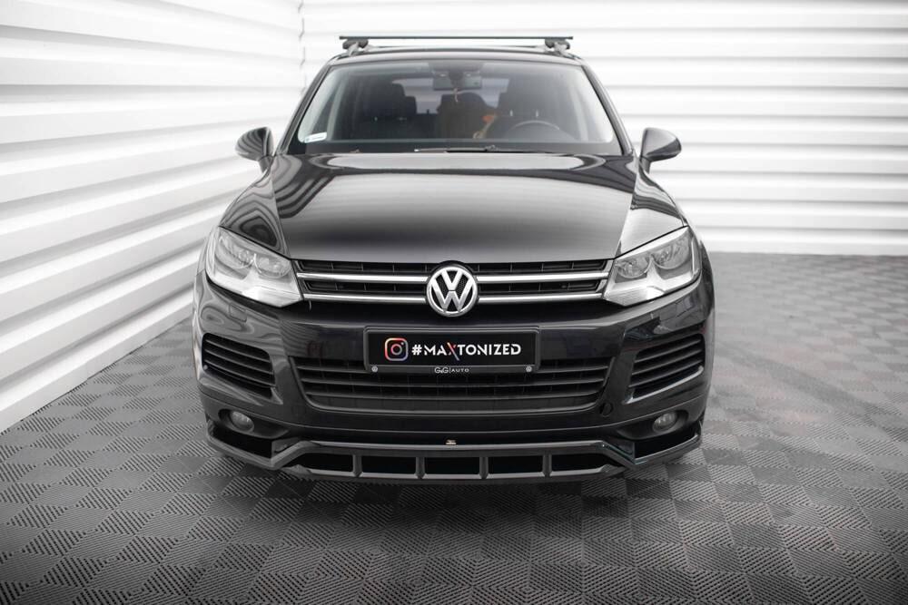 Front Lippe / Front Splitter / Frontansatz für VW Touareg 7P von Maxton Design